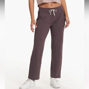 Vuori Halo Straight Leg Pant - Plum Heather Size S